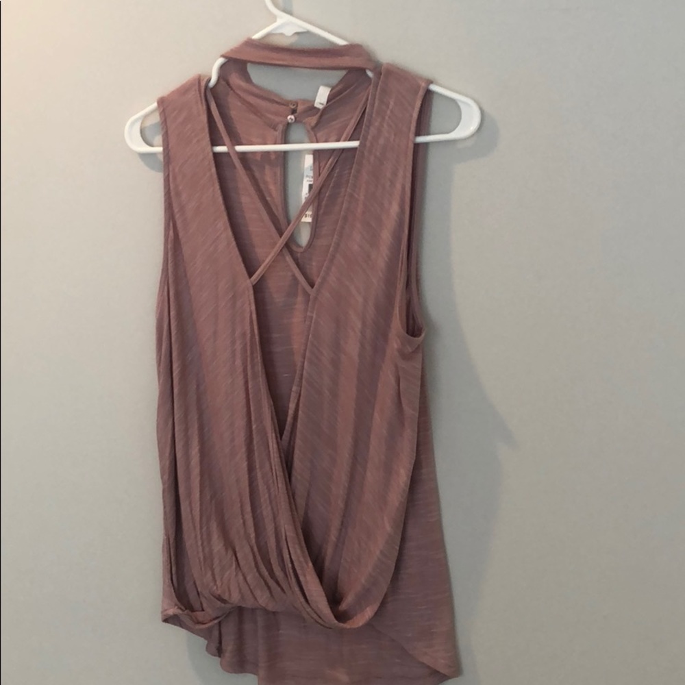 Lush Pink Low Front Tank Top